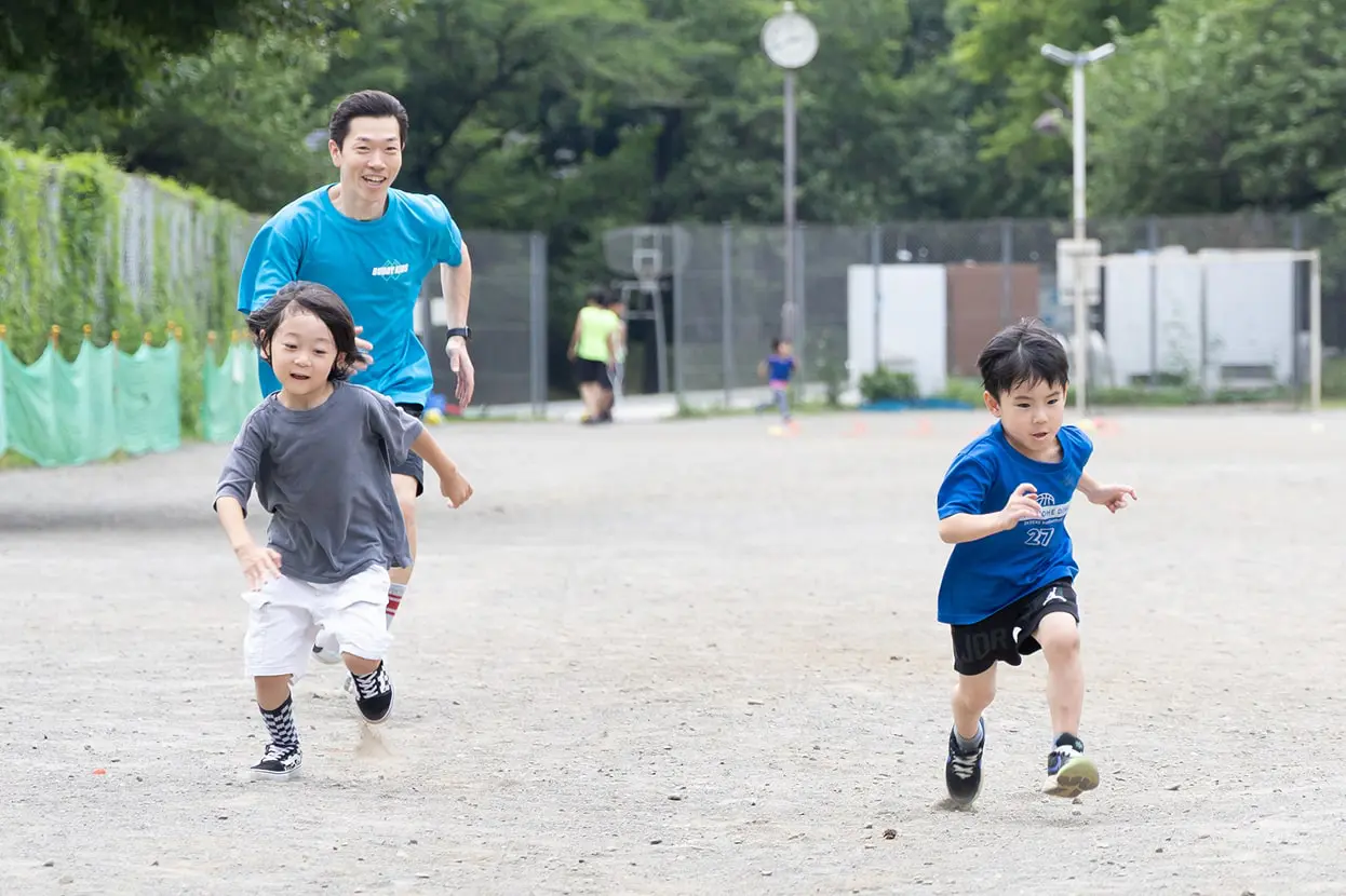 瞬発力向上（幼児かけっこクラス）